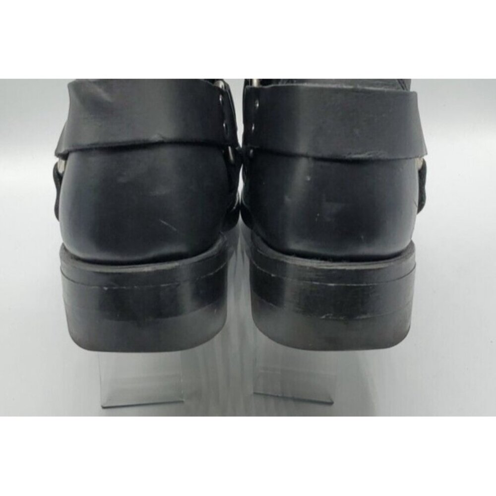 Frye Harness Motorcycle Boots Leather Black Moto Biker Mens Size 13 M 501084 700 - Picture 11 of 16